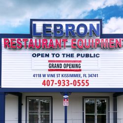 Lebron Restaurant Equipment and Supply - Store Front