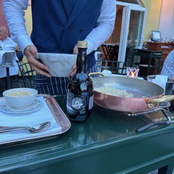 DaV Mare - Table side trofie pasta - Seafood Near Me - Portofino, GE DaV Mare - Table side trofie pasta - Seafood Near Me - Portofino, GE