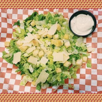 Elmerinos pizza - a salad with cheese and lettuce - Pizza Near Me Elmerinos pizza - a salad with cheese and lettuce - Pizza Near Me