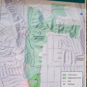 Crest Canyon Park - Crest Canyon Trail Map - Parks Near Me