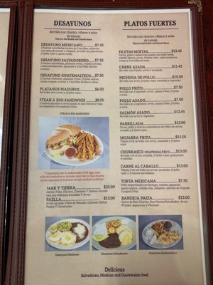 Menu photo 3 La pasión Silver Spring, MD