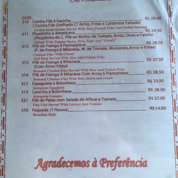Rondinella - Menu - Restaurants Near Me - Rio de Janeiro, RJ