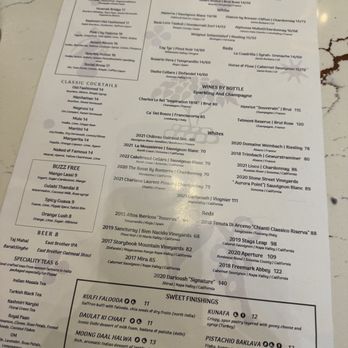 Pippal - Menu - Indian Near Me - Emeryville, California
