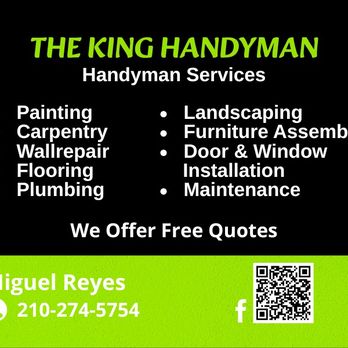 The King Handyman - Handyman Near Me - San Antonio, Texas The King Handyman - Handyman Near Me - San Antonio, Texas