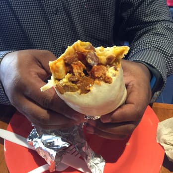 Burrito Perdido - Half & Half Burrito (Chicken & Roasted Pork). $10 - Mexican Near Me - Chesapeake, Virginia