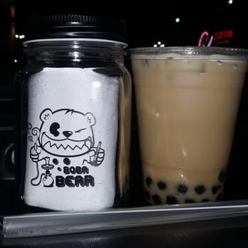 Boba Bear - Cute mason jar and Honey Milk Tea w/boba - Hookah Bars Near Me - Rowland Heights, California Boba Bear - Cute mason jar and Honey Milk Tea w/boba - Hookah Bars Near Me - Rowland Heights, California