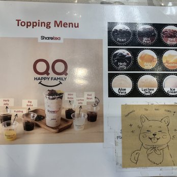 Sharetea - Toppings - Coffee & Tea Near Me - Fremont, California