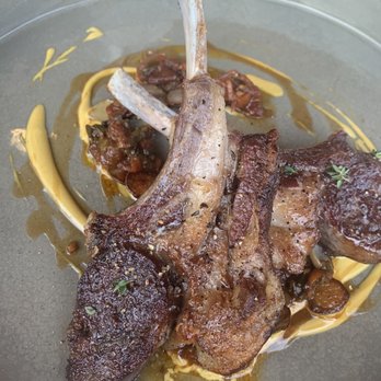 Maximón - Shenandoah Lamb Chops crispy potatoes, tomato stir fry, oyster sauce ($55) - Latin American Near Me - Baltimore, Maryland Maximón - Shenandoah Lamb Chops crispy potatoes, tomato stir fry, oyster sauce ($55) - Latin American Near Me - Baltimore, Maryland