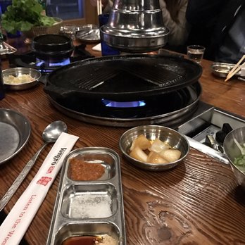 Jongro BBQ - BBQ grill and heater for soup at the table - Korean Near Me - New York, New York Jongro BBQ - BBQ grill and heater for soup at the table - Korean Near Me - New York, New York