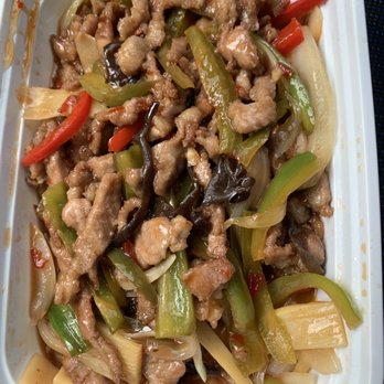 Corner Asian Cafe - Fish fragrant pork- too sweet, not authentic sadly - Chinese Near Me - Brentwood, Tennessee