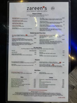 Menu photo 8 Zareen's Palo Alto, CA Menu photo 8 Zareen's Palo Alto, CA