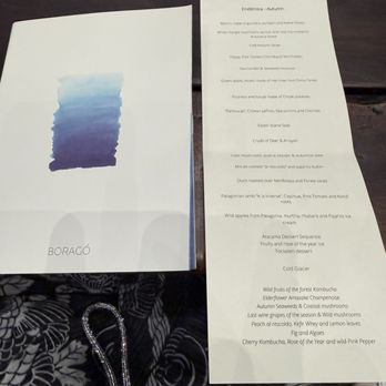 Boragó - Menu today - Chilean Near Me - Santiago, RM Boragó - Menu today - Chilean Near Me - Santiago, RM