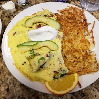New Day Cafe - California Omelet with hash browns. It was okay. - American Near Me - Henderson, Nevada New Day Cafe - California Omelet with hash browns. It was okay. - American Near Me - Henderson, Nevada