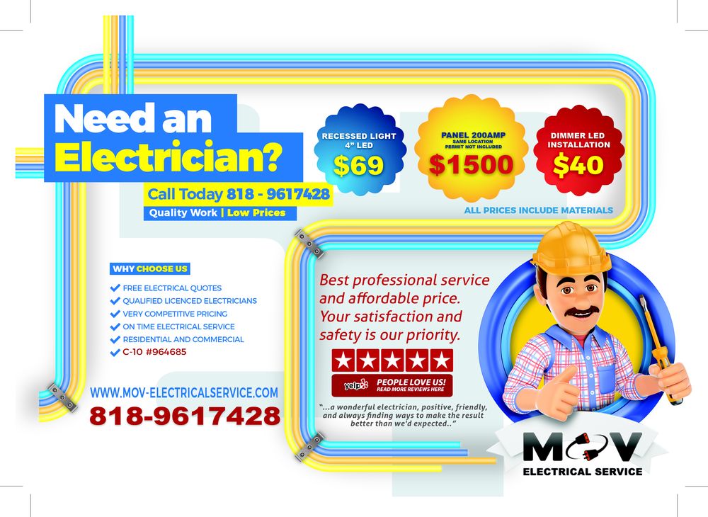 Slide of MOV Electrical Services