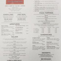 Brickhouse Pizza Company - Menu- February 2025