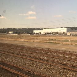 King County International Airport - BFI - Train View