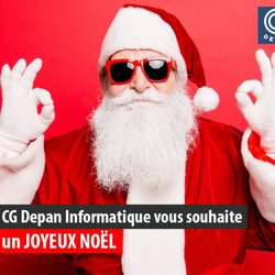 CG Depan Informatique - Joyeux Noël et belles fêtes de fin d'année à tous !  Profitez comme il se doit et à très vite