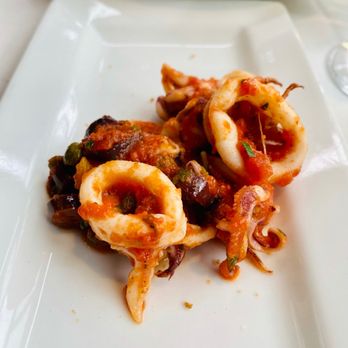 Il Terrazzo Carmine - Calamari Affogati - Italian Near Me - Seattle, Washington Il Terrazzo Carmine - Calamari Affogati - Italian Near Me - Seattle, Washington