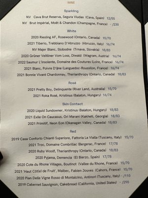 Menu photo 1 Bar St Lo Toronto, ON