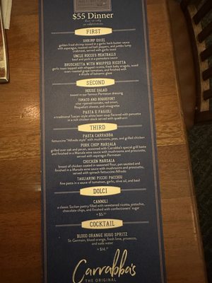 Menu photo 4 Carrabba's - The Original on Kirby Houston, TX