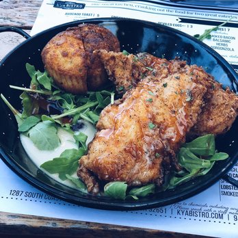 K'ya Laguna - Fried chicken breast - New American Near Me - Laguna Beach, California K'ya Laguna - Fried chicken breast - New American Near Me - Laguna Beach, California