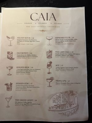 Menu photo 2 Caia Houston, TX Menu photo 2 Caia Houston, TX