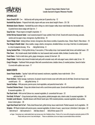 Menu photo 8 Tavern 1888 Eureka, CA
