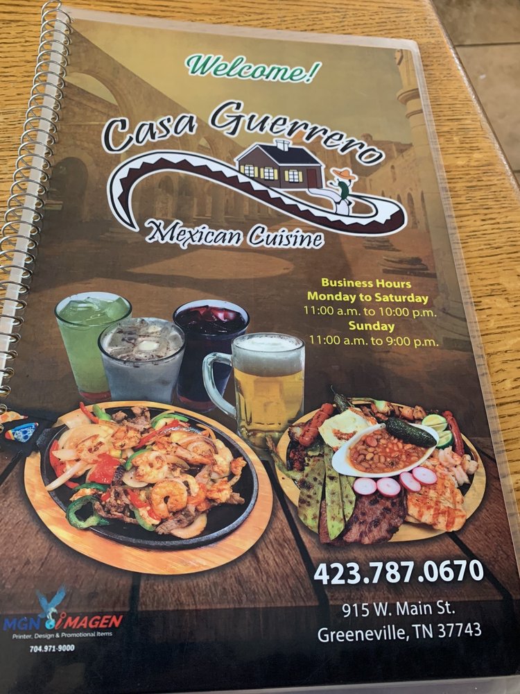 Food from Casa Guerrero