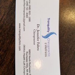 Tranquility Chiropractic & Wellness