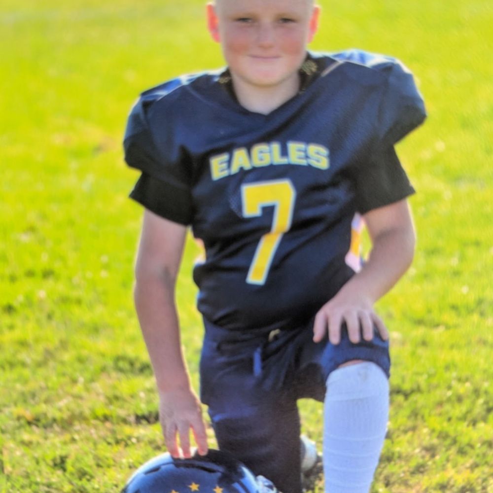 My son's haircut for football pictures. My son's haircut for football pictures.