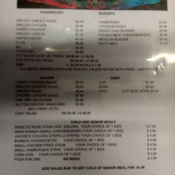 Jerrie's Cafe - Menu