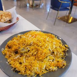 Texas King Irving Zabiha Halal Meat Market and Food Street - Chicken biryani