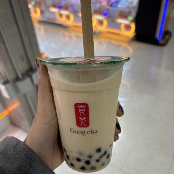 Gong cha - Oolong Tea Large Iced - Bubble Tea Near Me - Naperville, Illinois