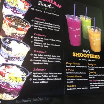Bowlology - Menu - Juice Bars & Smoothies Near Me - Las Vegas, Nevada Bowlology - Menu - Juice Bars & Smoothies Near Me - Las Vegas, Nevada