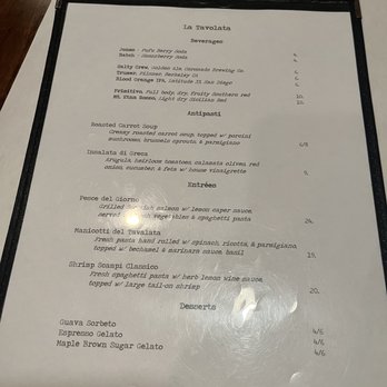 La Tavolata - Special menu - Italian Near Me - Artesia, California