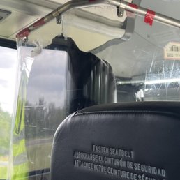 Panel behind driver with duct tape Panel behind driver with duct tape