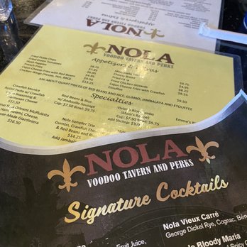 Nola Voodoo Tavern - Menu - Cafes Near Me - Denver, Colorado Nola Voodoo Tavern - Menu - Cafes Near Me - Denver, Colorado