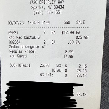 Rail City Garden Center - Beware of Rail City Garden Center Overcharge on BOGO and other offerings. They're slicker than snot. - Nurseries & Gardening Near Me - Sparks, Nevada Rail City Garden Center - Beware of Rail City Garden Center Overcharge on BOGO and other offerings. They're slicker than snot. - Nurseries & Gardening Near Me - Sparks, Nevada