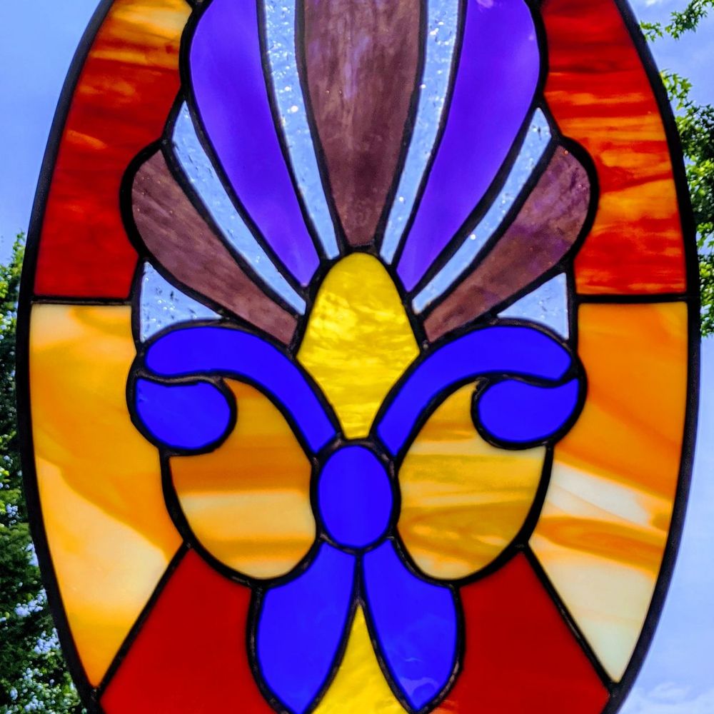 Susan's Stained Glass Creations - Finished product of four week class. - Home Decor Near Me - Maiden, North Carolina Susan's Stained Glass Creations - Finished product of four week class. - Home Decor Near Me - Maiden, North Carolina
