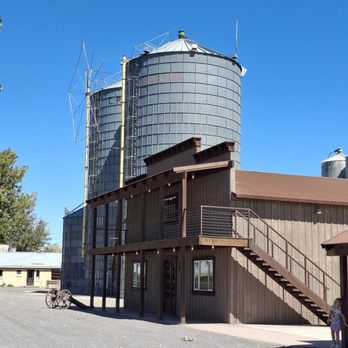 Frey Ranch Farmers + Distillers - Grai silos for the corn and other grains that are used. - Distilleries Near Me - Fallon, Nevada