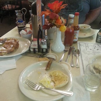 The Pancake Chef - The table...couldn't wait to eat our food. - American Near Me - SeaTac, Washington