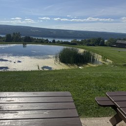 If you are lucky, get outside table with the view.