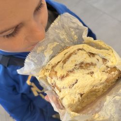 Farm Shop - He could smell it as soon as he got home - Savage Wheat cinnamon roll