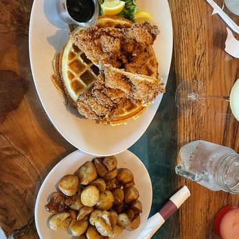 Drift - Chicken and Waffles. Baby potatoes. - Breakfast & Brunch Near Me - Myrtle Beach, South Carolina Drift - Chicken and Waffles. Baby potatoes. - Breakfast & Brunch Near Me - Myrtle Beach, South Carolina