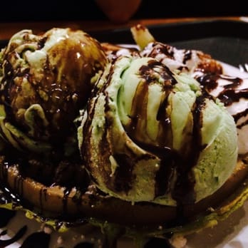 Mozart Bakery - The waffle is actually green tea too - Bakeries Near Me - Duluth, Georgia