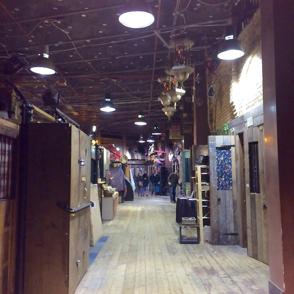 Stables Market - inside before the most of the shops are opening - Shopping Centers Near Me - Camden, XGL