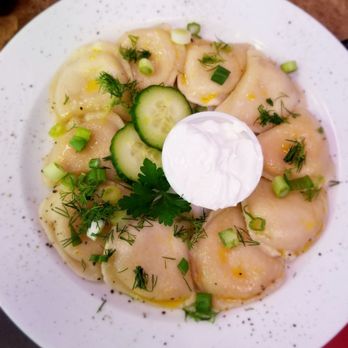 Masha and the Bear - Potato dumplings.  My favorite - Desserts Near Me - Aurora, Colorado