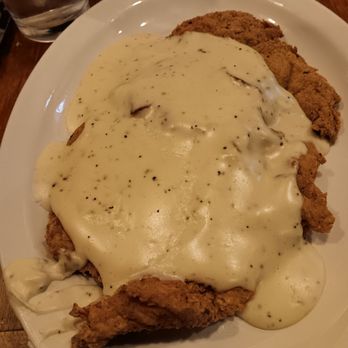 Texas Roadhouse - 10/20/2024. Country fried chicken with white gravy ($13.99 - Sunday lunch): huge but tough batter, dry chicken & sweet gravy, 2/5 stars. - Steakhouses Near Me - Menifee, California Texas Roadhouse - 10/20/2024. Country fried chicken with white gravy ($13.99 - Sunday lunch): huge but tough batter, dry chicken & sweet gravy, 2/5 stars. - Steakhouses Near Me - Menifee, California