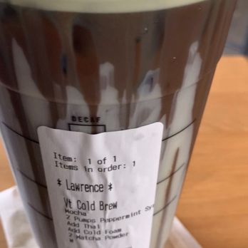 Starbucks - Mint Chip Cold Brew! - Coffee & Tea Near Me - Kahului, Hawaii Starbucks - Mint Chip Cold Brew! - Coffee & Tea Near Me - Kahului, Hawaii