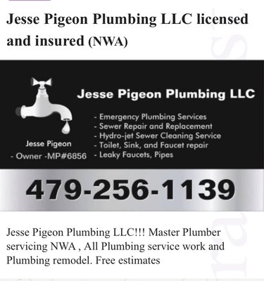 Jesse Pigeon Plumbing Logo